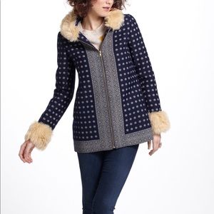 Anthropologie Mädchen Skien Hooded Coat - XS